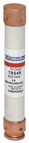 MERIT BRASS Merit Brass TRS4R 4A 600V RK5 Time-delay Fuse 10 Pack