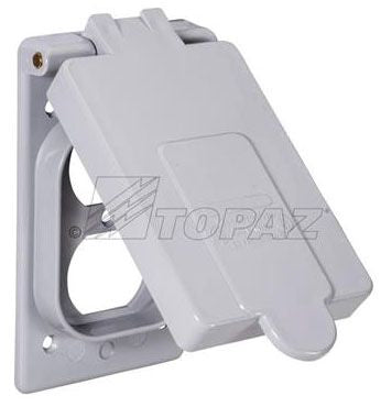 SOUTHWIRE Southwire 1323 Pvc Duplex Receptacle Cover