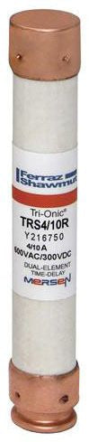 MERIT BRASS Merit Brass TRS4/10R Time-delay Fuse 0.4A 600V RK5