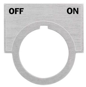 SIEMENS Siemens 52NL26 Accessory Legend Off-on Label
