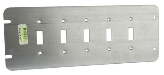 ABB Abb 5GCS Flat 5-gang Switch Cover Plate