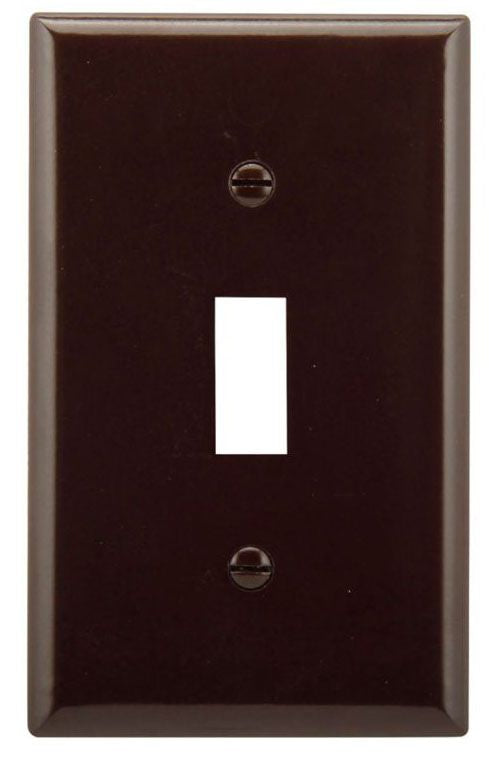 EATON Eaton 2134B-BOX 1-gang Brown Switch Plate