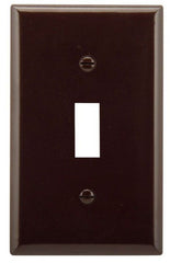 EATON Eaton 2134B-BOX 1-gang Brown Switch Plate