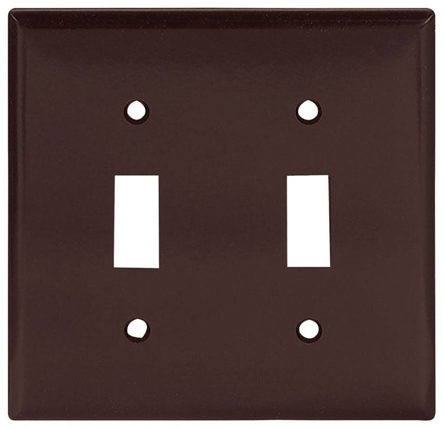 EATON Eaton 2139B-BOX 2 Gang Brown Switch Plate Cover