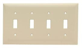 LEGRAND Legrand SP4-I 4-gang Switch Plate Ivory