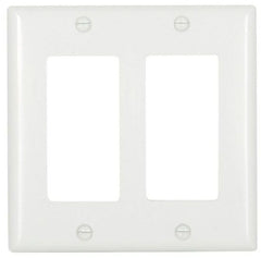 EATON Eaton 2152W-BOX 2 Gang White Blank Wall Plate