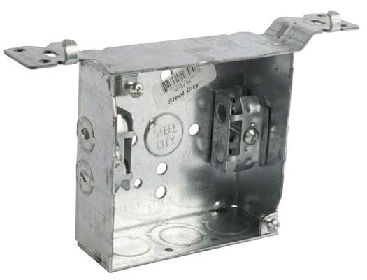 ABB Abb 52151VX 4 Inch Square Vertical Outlet Box