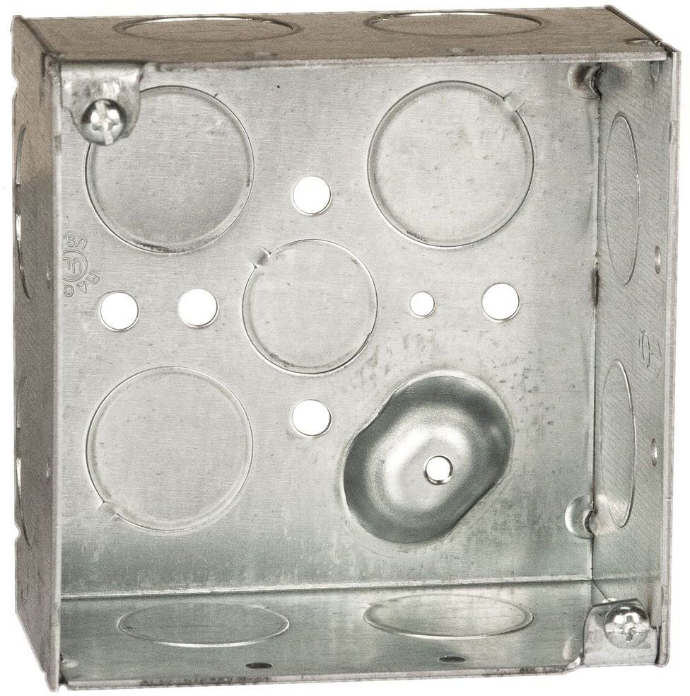 ABB Abb 231 Outlet Box 4 Inch Square 3/4 Inch Knockouts