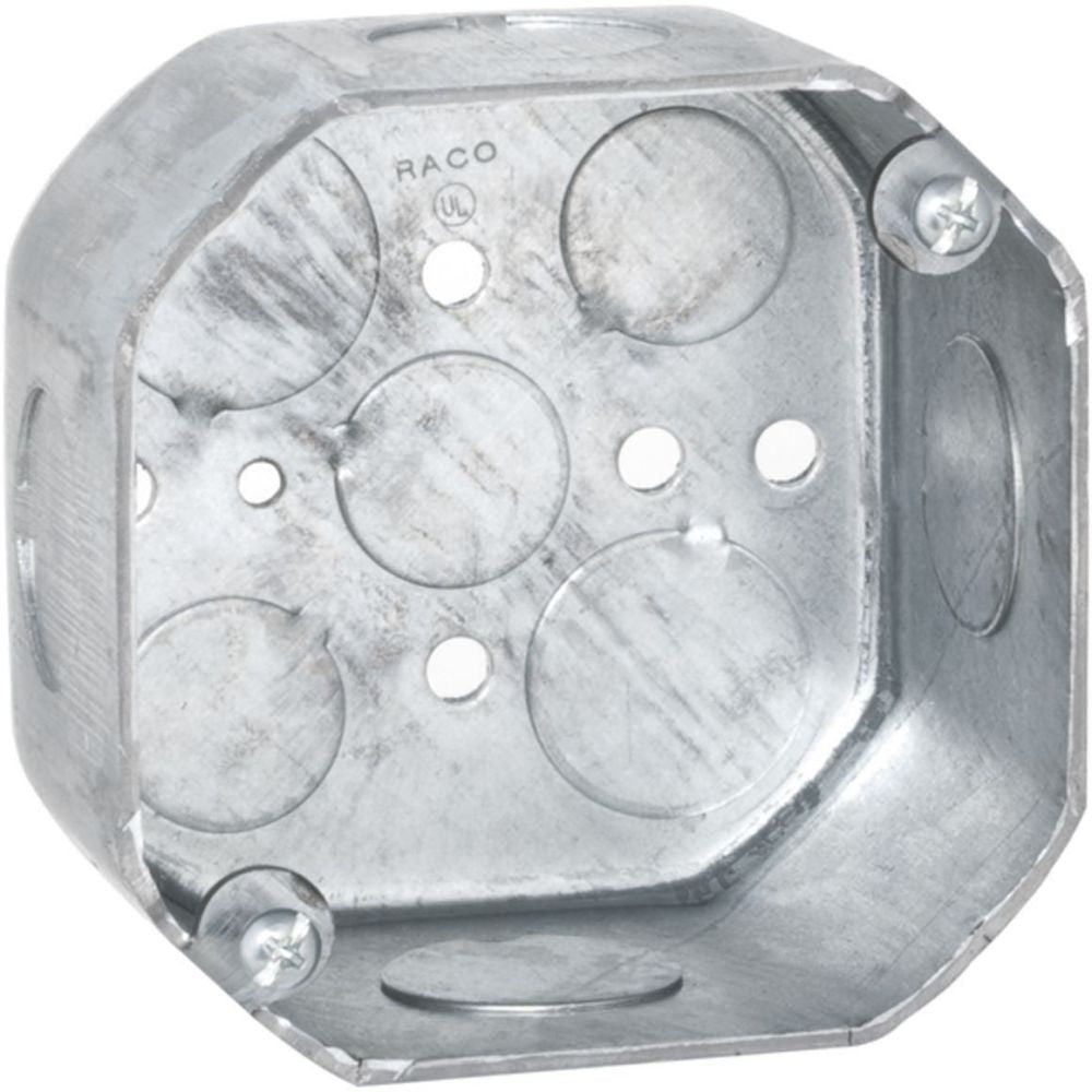 ABB Abb 166 Outlet Box 4 Inch Round 3/4 Inch Knockouts
