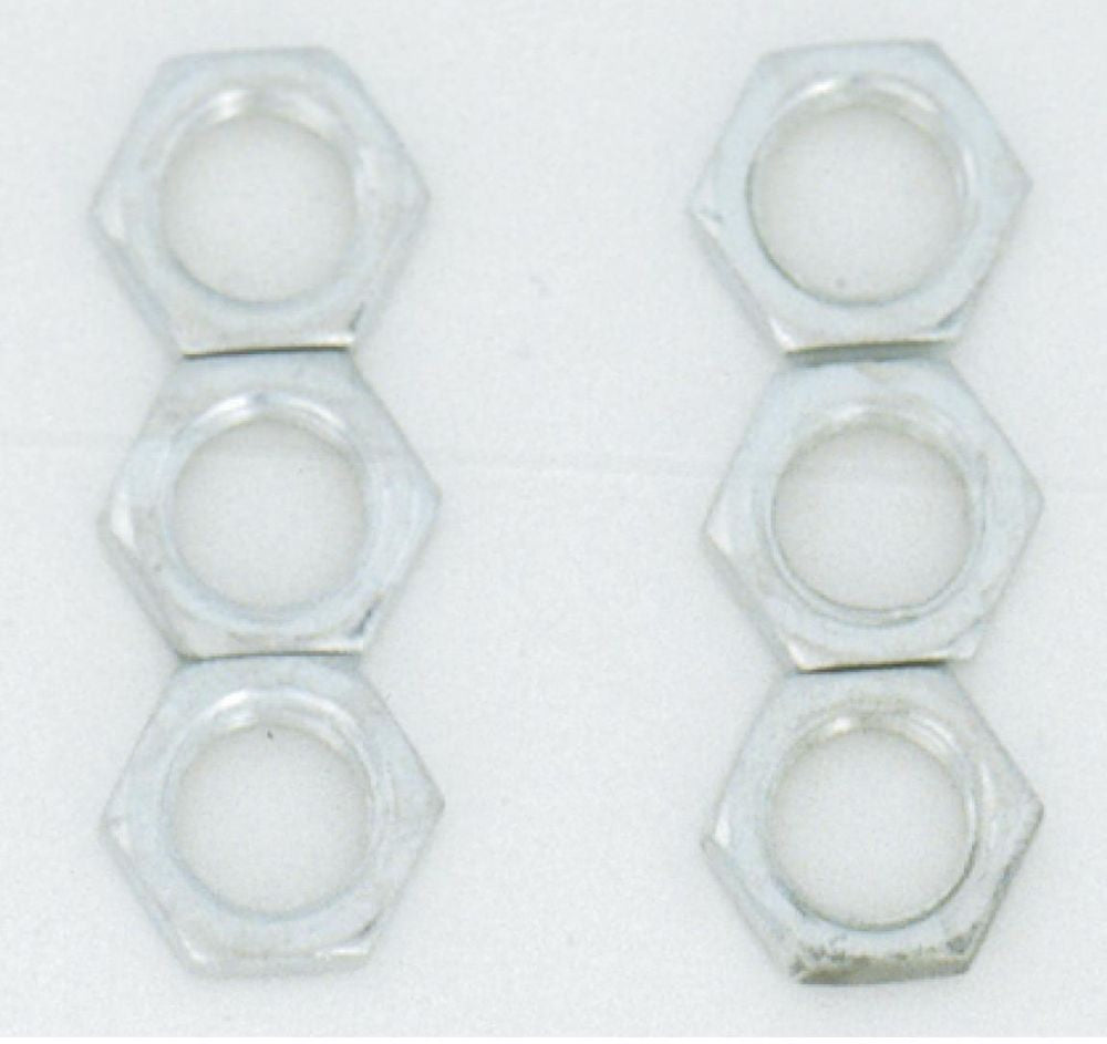 SATCO Satco S70-622 Steel Locknuts 1/8 Inch 6 Pack