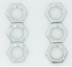 SATCO Satco S70-622 Steel Locknuts 1/8 Inch 6 Pack