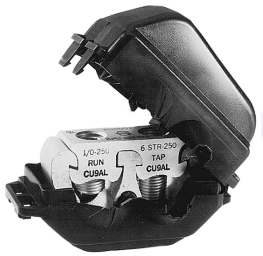 BURNDY Burndy KPU34A26AC 500 Kcmil Al-cu Parallel Tap Connector