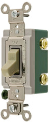 HUBBELL Hubbell 3002I 30A 277V Double Pole Ac Toggle Switch Ivory