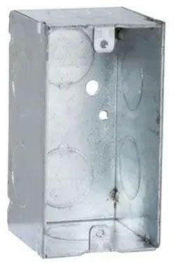 ABB Abb 674 Handy Outlet Box 3/4 Inch Knockout 2-gang