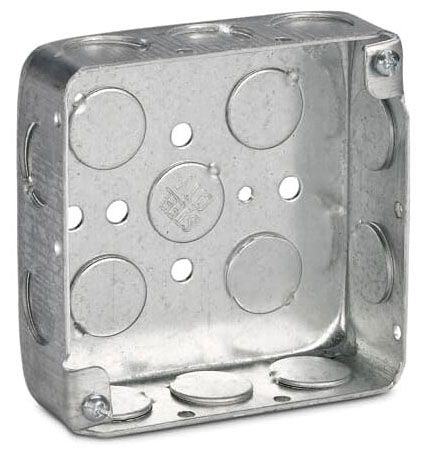 ABB Abb 521411/2 4 Square Electrical Box 1-1/4 Inch Deep