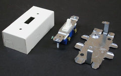 WIREMOLD Wiremold V57240 Single-pole Switch Outlet Ivory