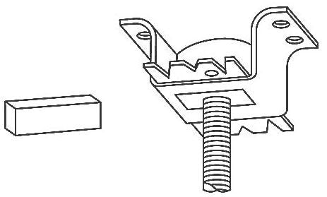 ABB Abb D255 Galvanized Concrete Insert Channel Strut
