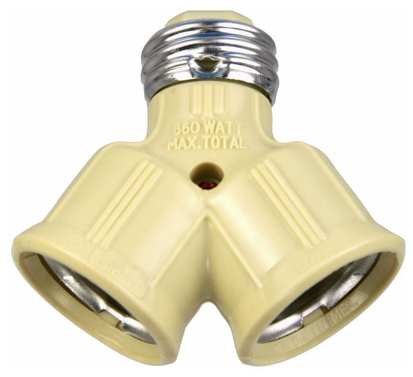 EATON Eaton 700V-BOX Single to Dual Socket Adapter Ivory