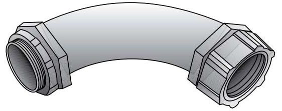 APPLETON Appleton 4Q-9300 Liquidtight Conduit Connector 3 Inch 90 Degree
