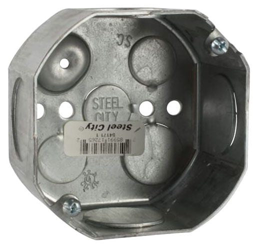 ABB Abb 541711 4 Inch Octagon Electrical Box 2-1/8 Deep
