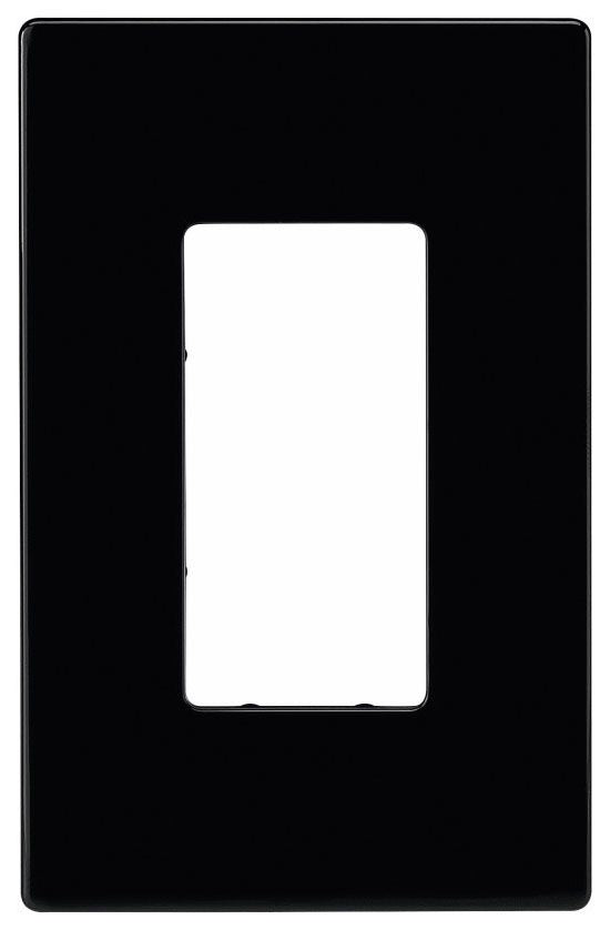 EATON Eaton PJS26BK 1 Gang Decorator Screwless Wall Plate