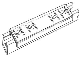 ABB Abb G978A Galvanized Channel Joiner Strut Fitting