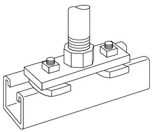 ABB Abb G976 Galvanized Channel Connector