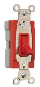 LEGRAND Legrand PT20AC1-RED 20A Single Pole Toggle Switch Red