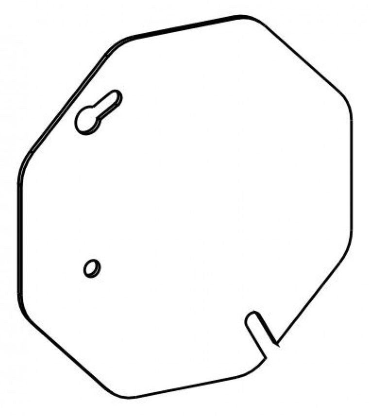 ORBIT Orbit CB-B 4 Inch Octagon Concrete Ceiling Box Ring