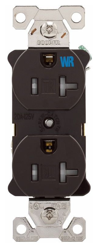 EATON Eaton TWRBR20B Duplex Receptacle 20A 125V