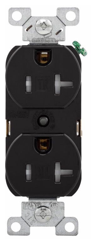 EATON Eaton TWRBR15B Duplex Receptacle 15A 125V