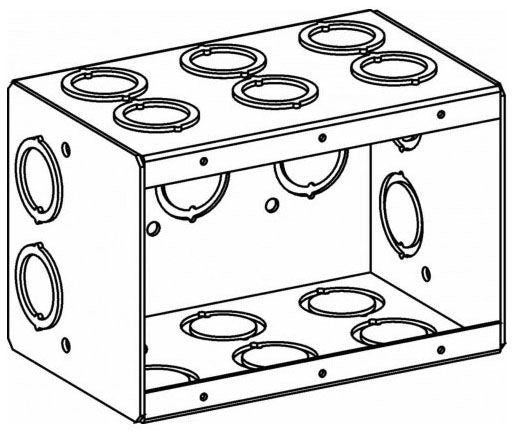 ORBIT Orbit MB-3 Masonry Box 3 Gang 3.5 Inch Deep