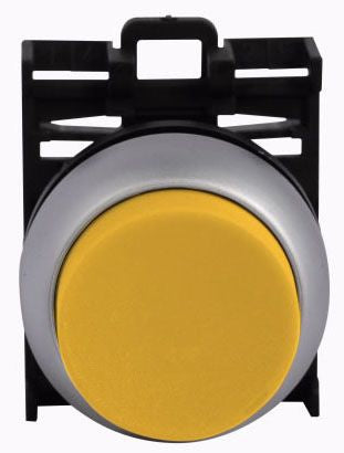 EATON Eaton M22-DH-Y 22.5mm Yellow Mushroom Head Push Button