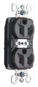 LEGRAND Legrand PTTR5362-BK Duplex Receptacle 20A 125V