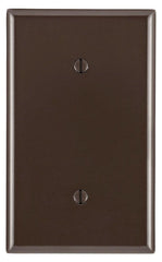 LEVITON Leviton 85019 1 Gang Brown Blank Wall Plate