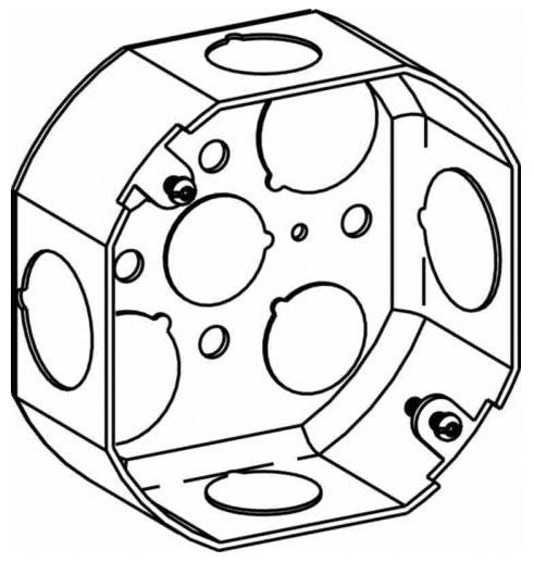 ORBIT Orbit D4RB-50/75 4 Inch Octagon Drawn Electrical Box