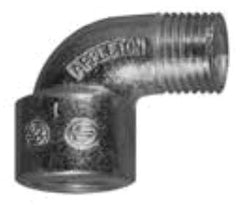 APPLETON Appleton 9-100 1 in 90 Degree Malleable Iron Bushed Conduit Ell