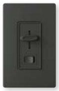 LUTRON Lutron SLV-600P-BL Single Pole Dimmer 450W Black