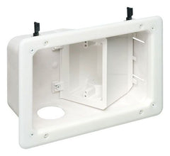 ARLINGTON Arlington TVB712 Angled Recessed Tv Box White