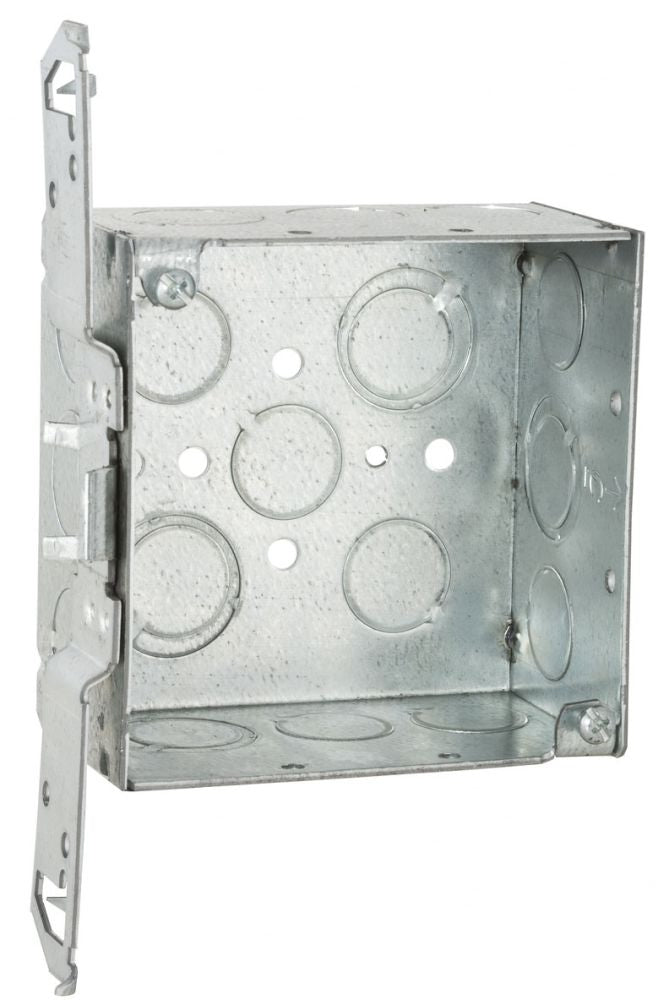 ABB Abb 235 4 Square Electrical Box 2.125 in Deep Flat Bracket