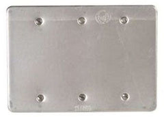 APPLETON Appleton FSK-3B Three Gang Steel Blank Cover Plate
