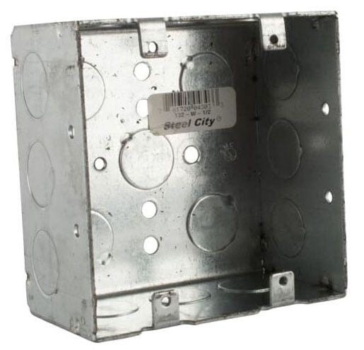 ABB Abb 132-W-1/2 Welded Two-gang Outlet Box