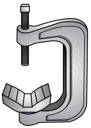 APPLETON Appleton CBC-1 C Clamp 0.5 to 1.25 Inches Conduit Clamp