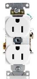 LEVITON Leviton 5262-SW White Duplex Outlet Receptacle