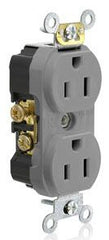 LEVITON Leviton TCR15-GY 15 Amp Tamper Resistant Outlet