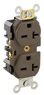 LEVITON Leviton 5462 Brown Duplex Outlet Receptacle