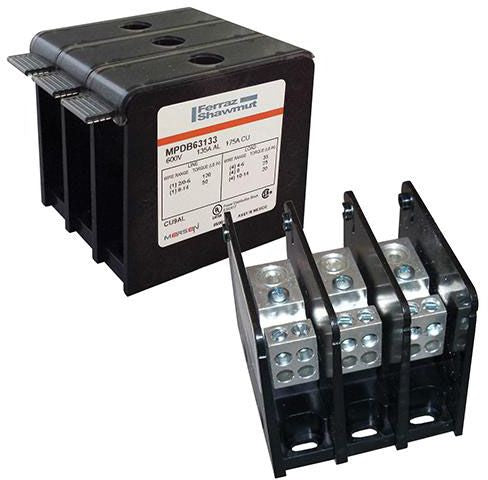 MERSEN Mersen MPDB69313 3-phase Power Distribution Block