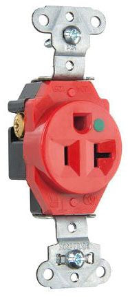 LEGRAND Legrand TR-8301RED 20A 125V Hospital Grade Receptacle Red
