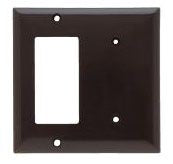 LEGRAND Legrand SP1426 1-gang Switch Blank Wallplate Brown