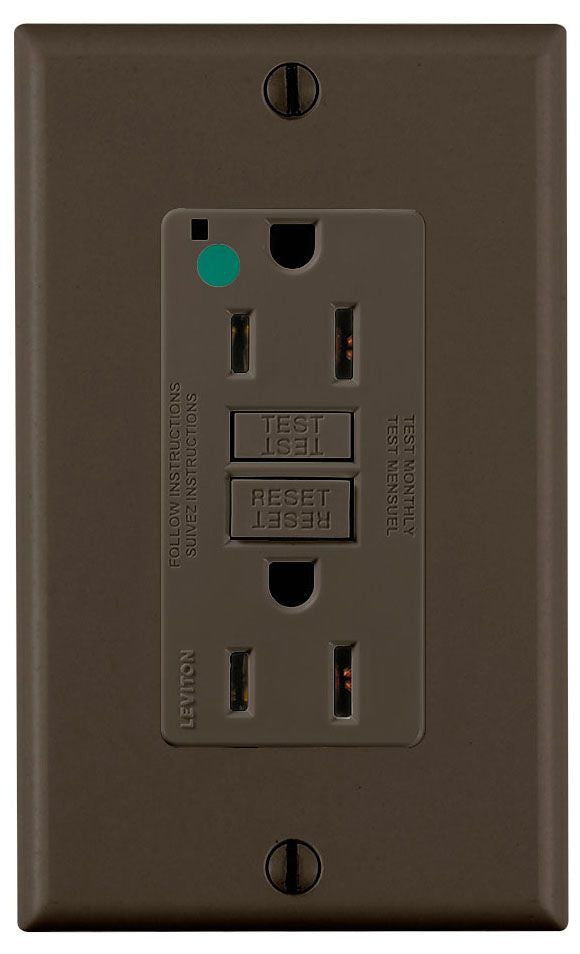 LEVITON Leviton GFNT1-HG Gfci Outlet Receptacle